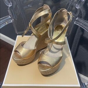 Michael Kors Gabriella Wedge Sandal 9.5